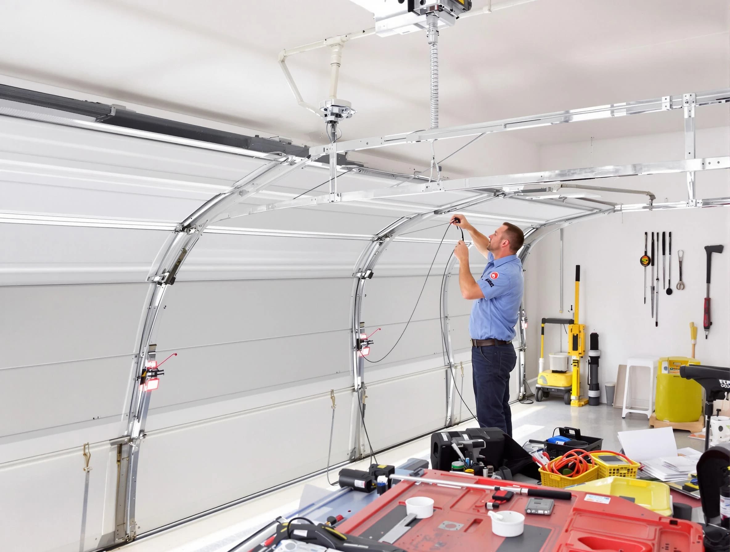 Garage door cable repair service by Green Hill Garage Door Repair in Green Hill