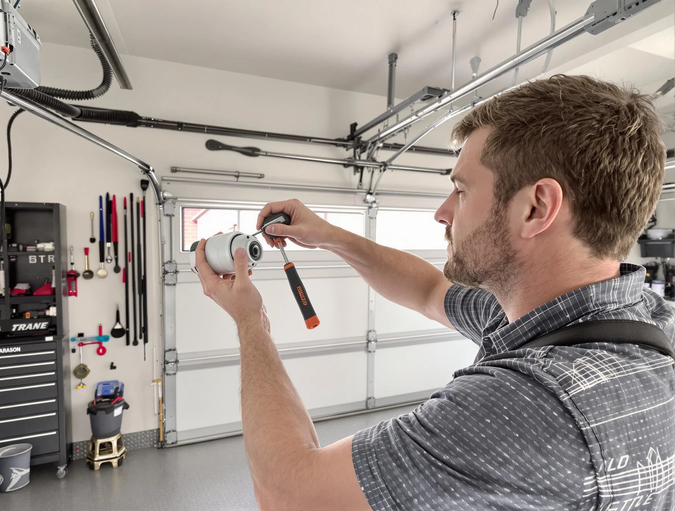 Garage door opener repair service by Green Hill Garage Door Repair in Green Hill