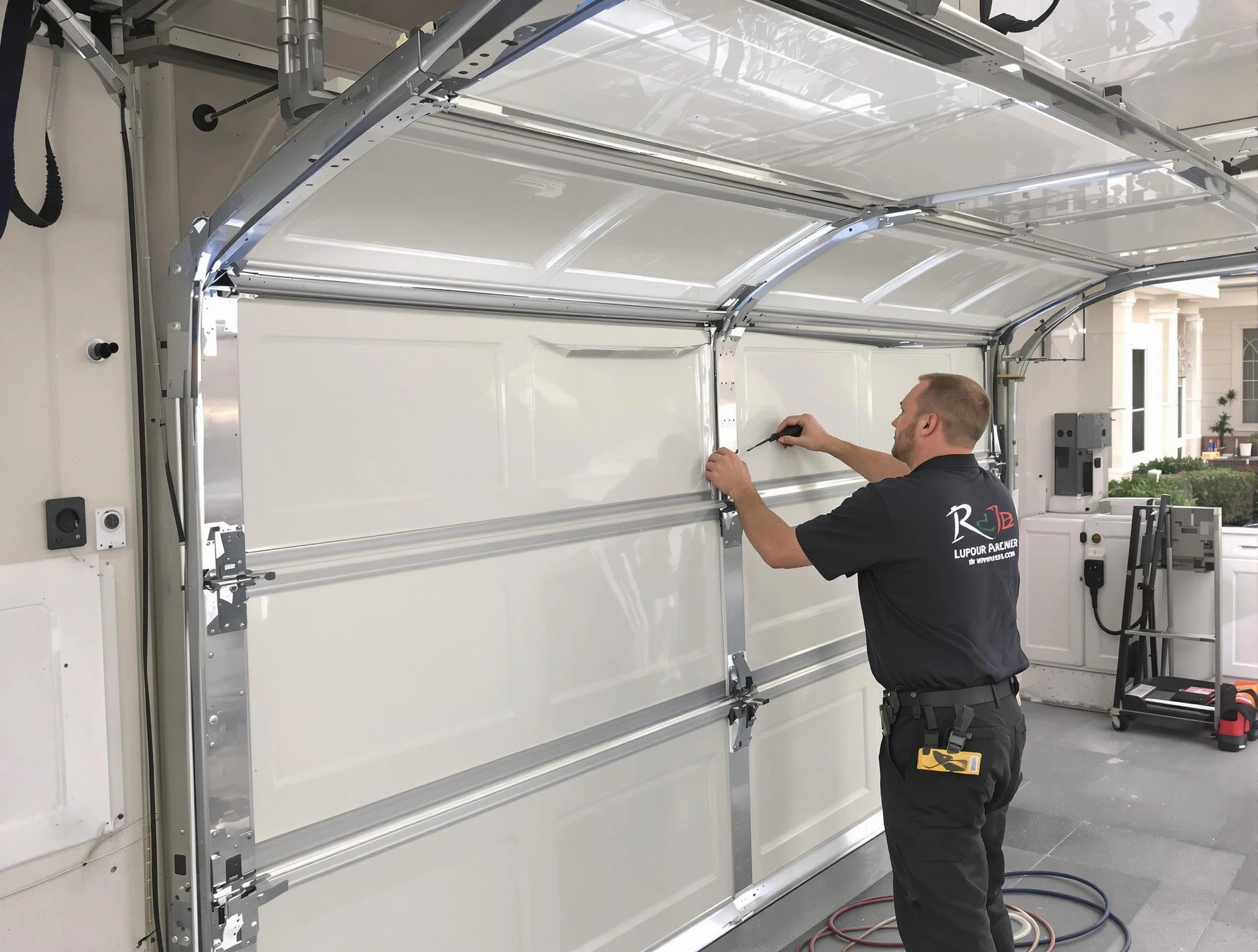 Green Hill Garage Door Repair professional performing panel repair in Green Hill