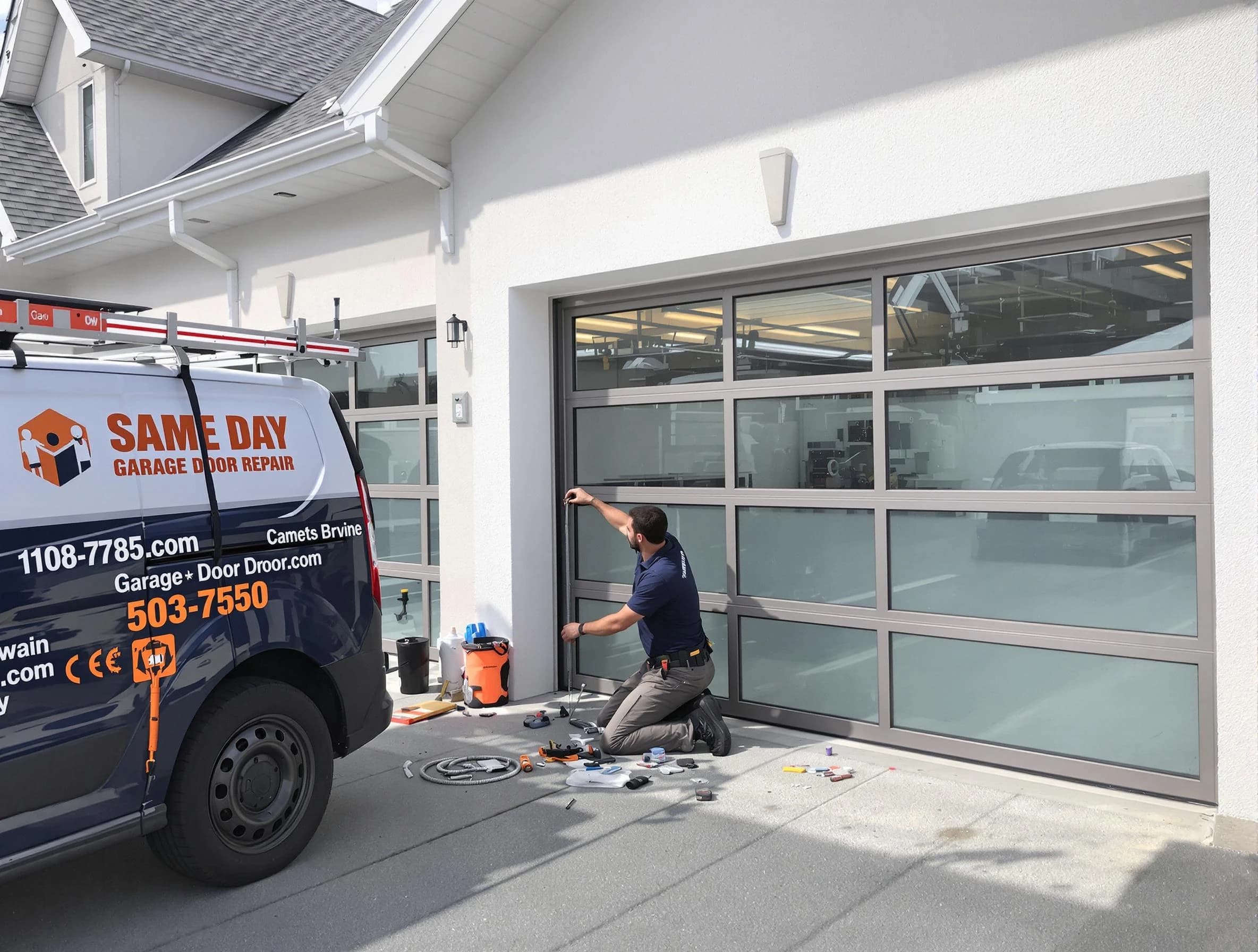 Same-day garage door repair service by Green Hill Garage Door Repair in Green Hill