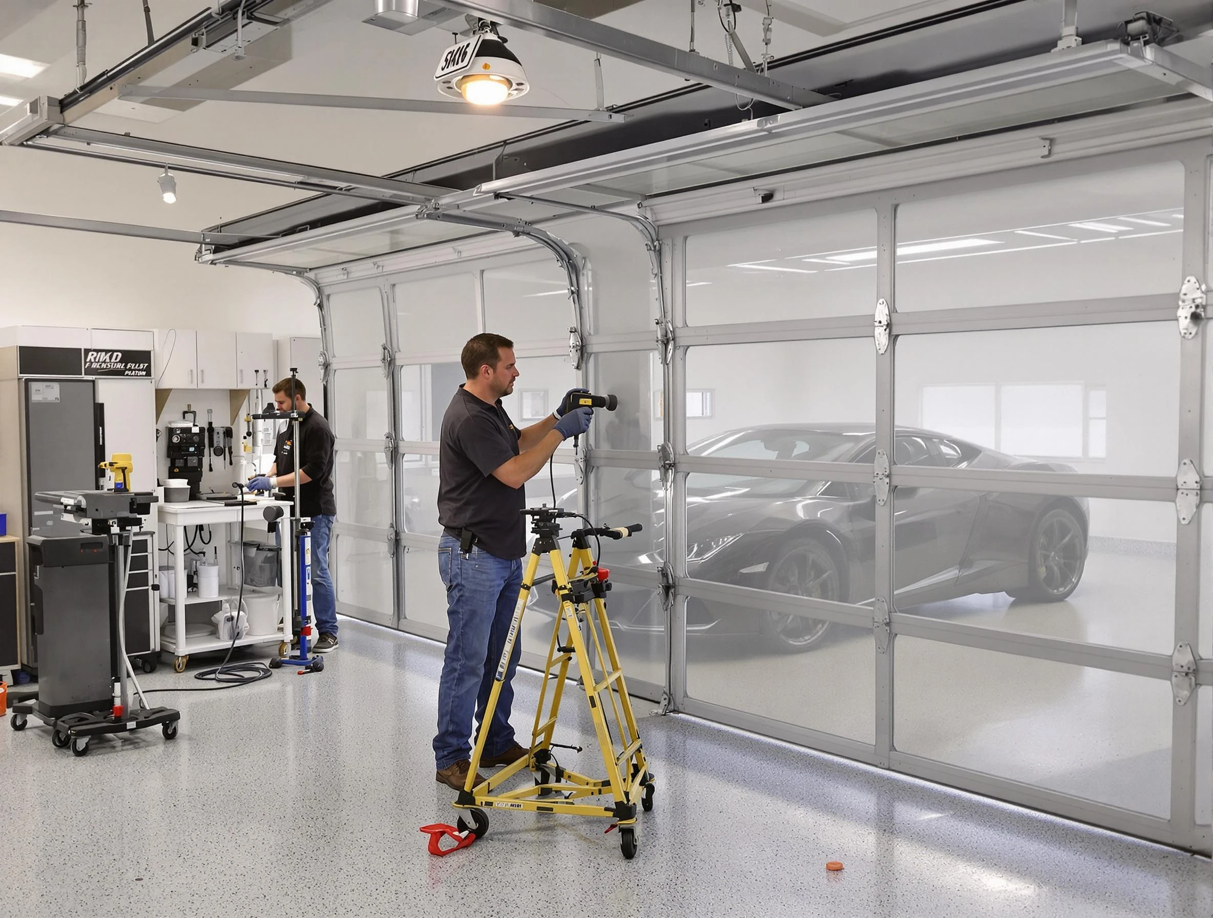 Garage Door Dents Repair in Green Hill