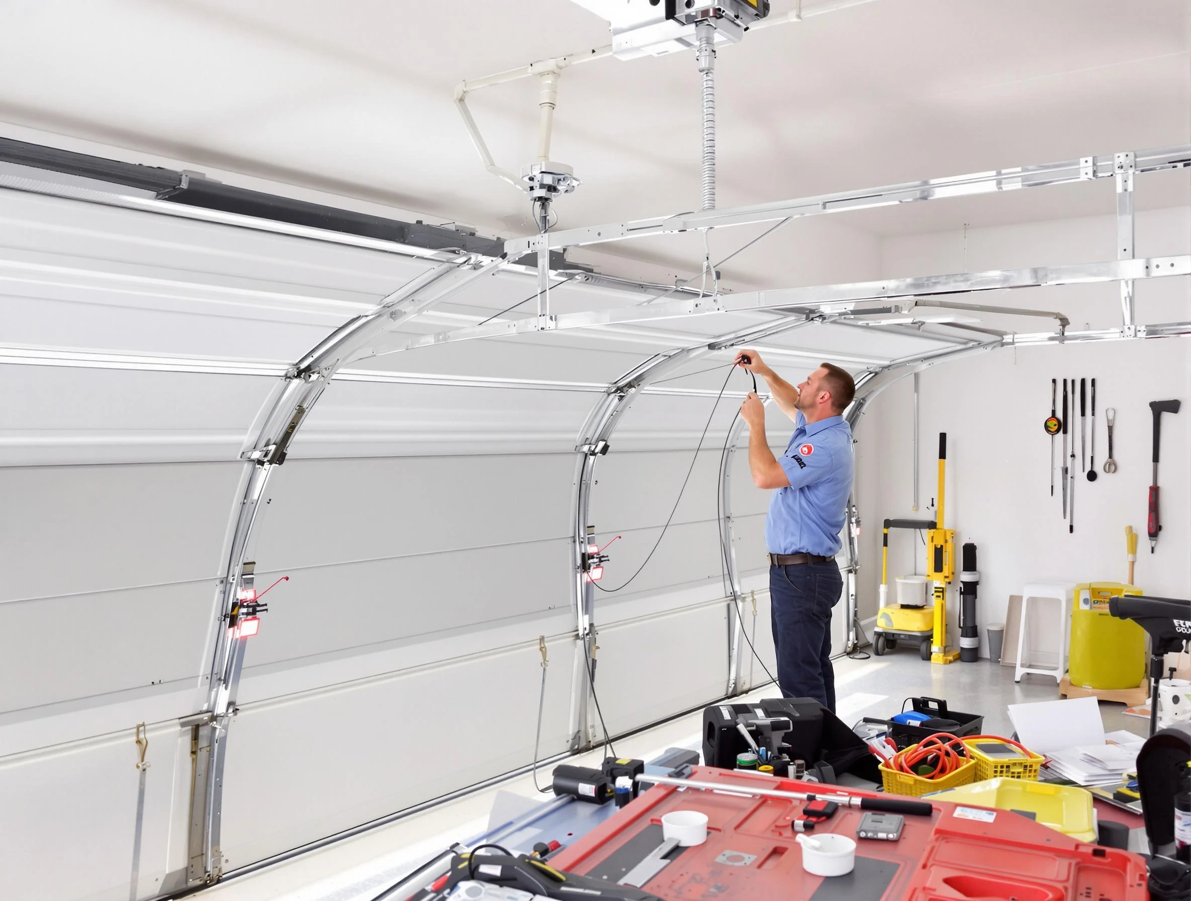 Garage door cable repair service by Green Hill Garage Door Repair in Green Hill