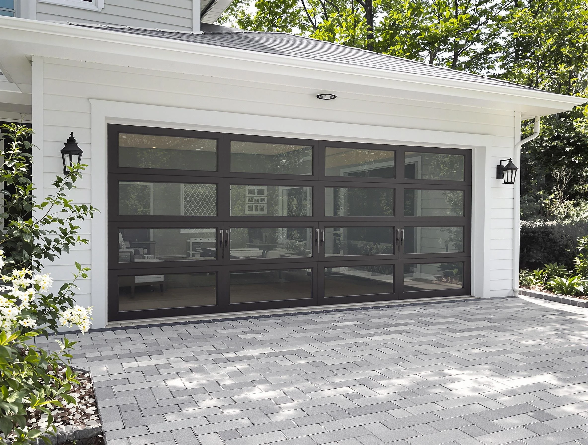 Green Hill Garage Door Repair design specialist presenting custom garage door options to Green Hill homeowner
