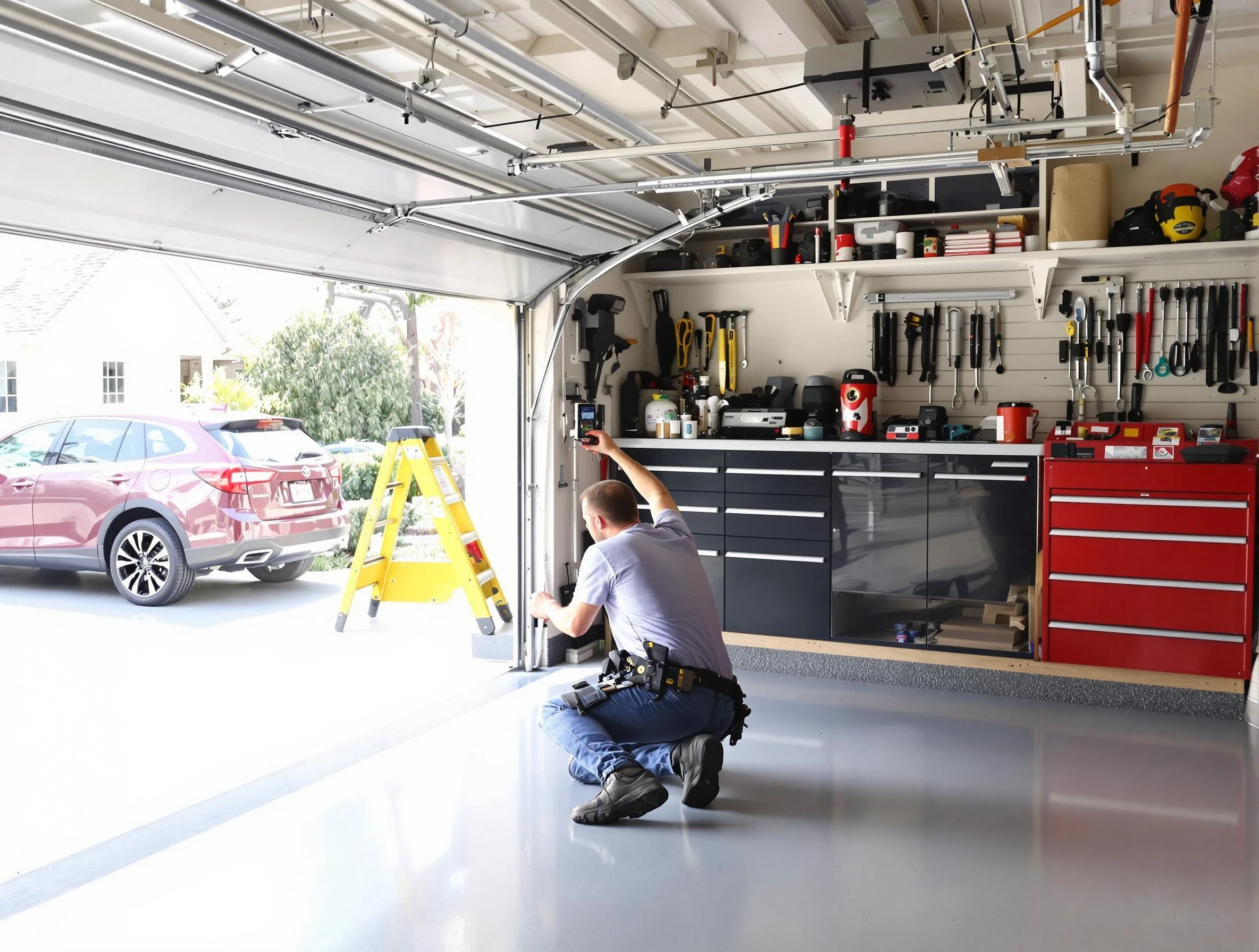 Local garage door repair service by Green Hill Garage Door Repair in Green Hill