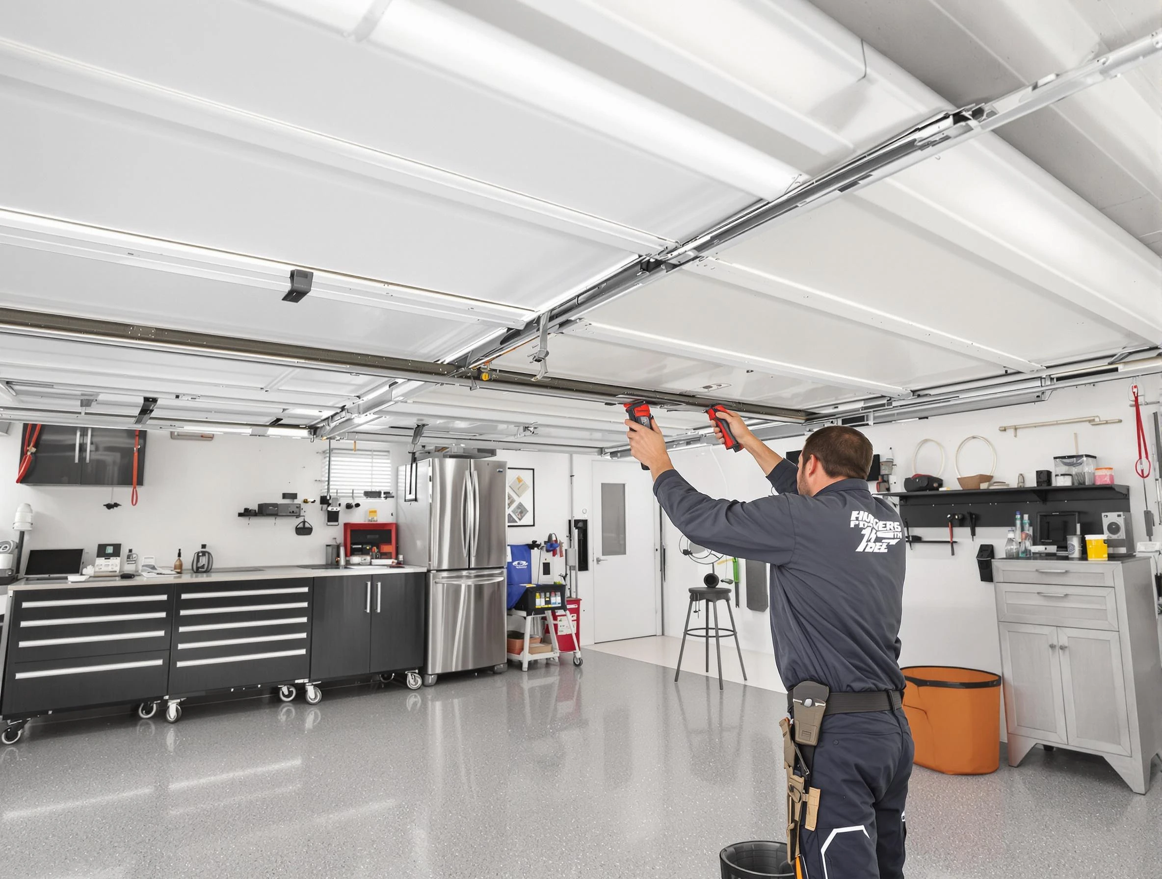 Overhead garage door repair service by Green Hill Garage Door Repair in Green Hill