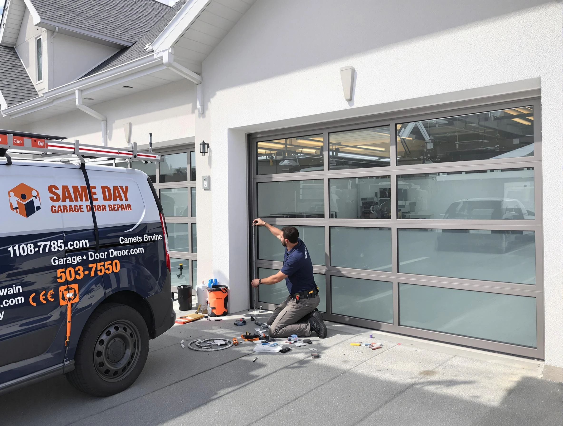 Same-day garage door repair service by Green Hill Garage Door Repair in Green Hill